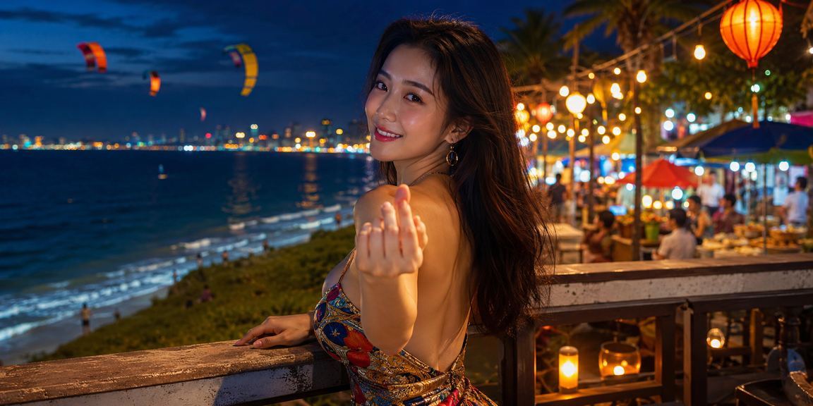 Không khí chơi bài tại chợ đêm Mũi Né, Bình Thuận — giải trí về đêm